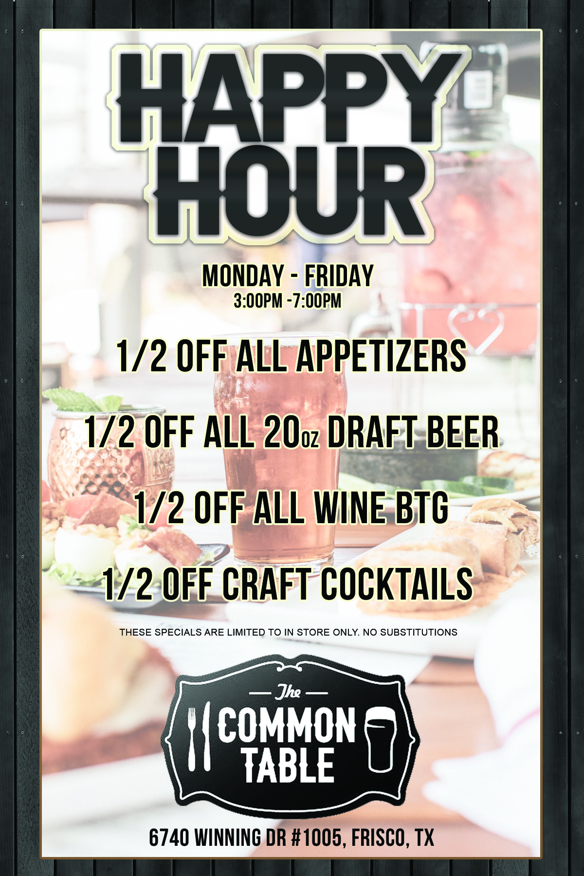 HalfOff Happy Hour The Star District